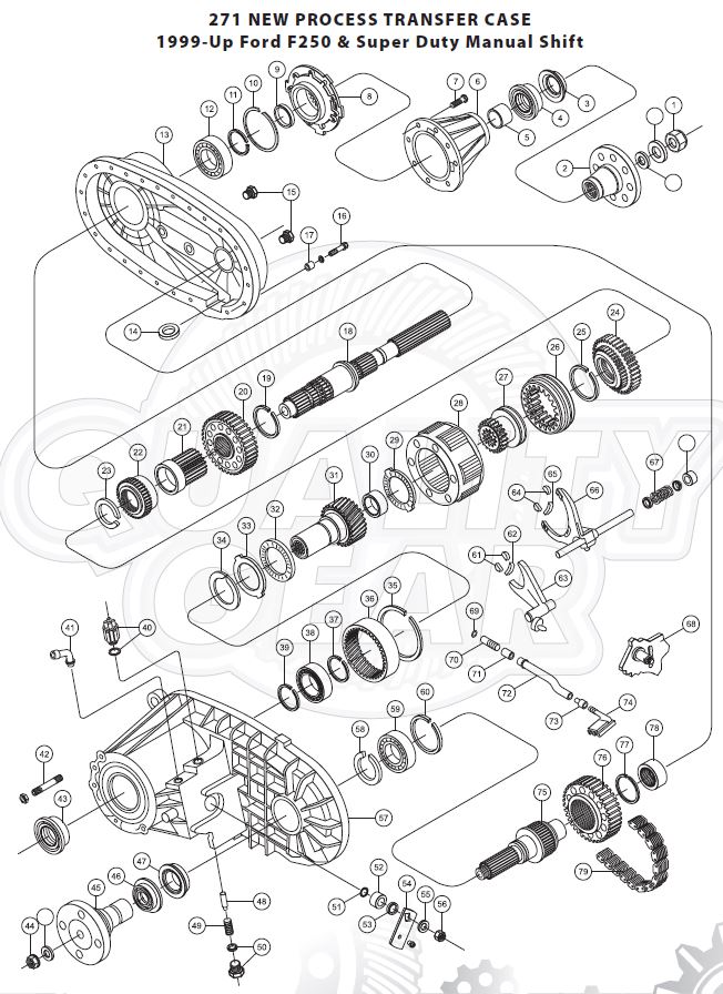 Np271 Transfer Case Diagram